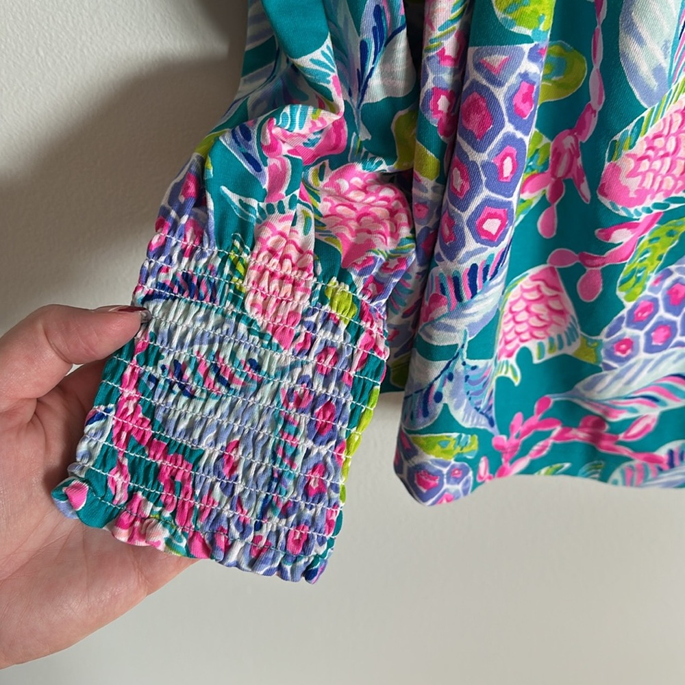 Lilly Pulitzer Lana Off-The-Shoulder Top - Picture 3 of 5